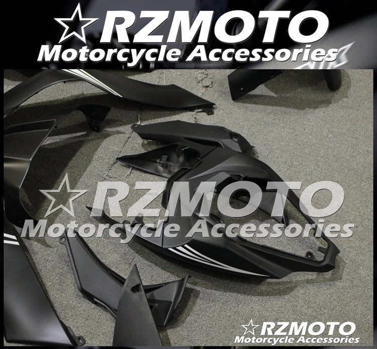 

4 Gifts New ABS Motorcycle Fairing Kit Fit for kawasaki Ninja ZX10R 2016 2017 2018 2019 ZX-10R Bodywork set Custom Black matte