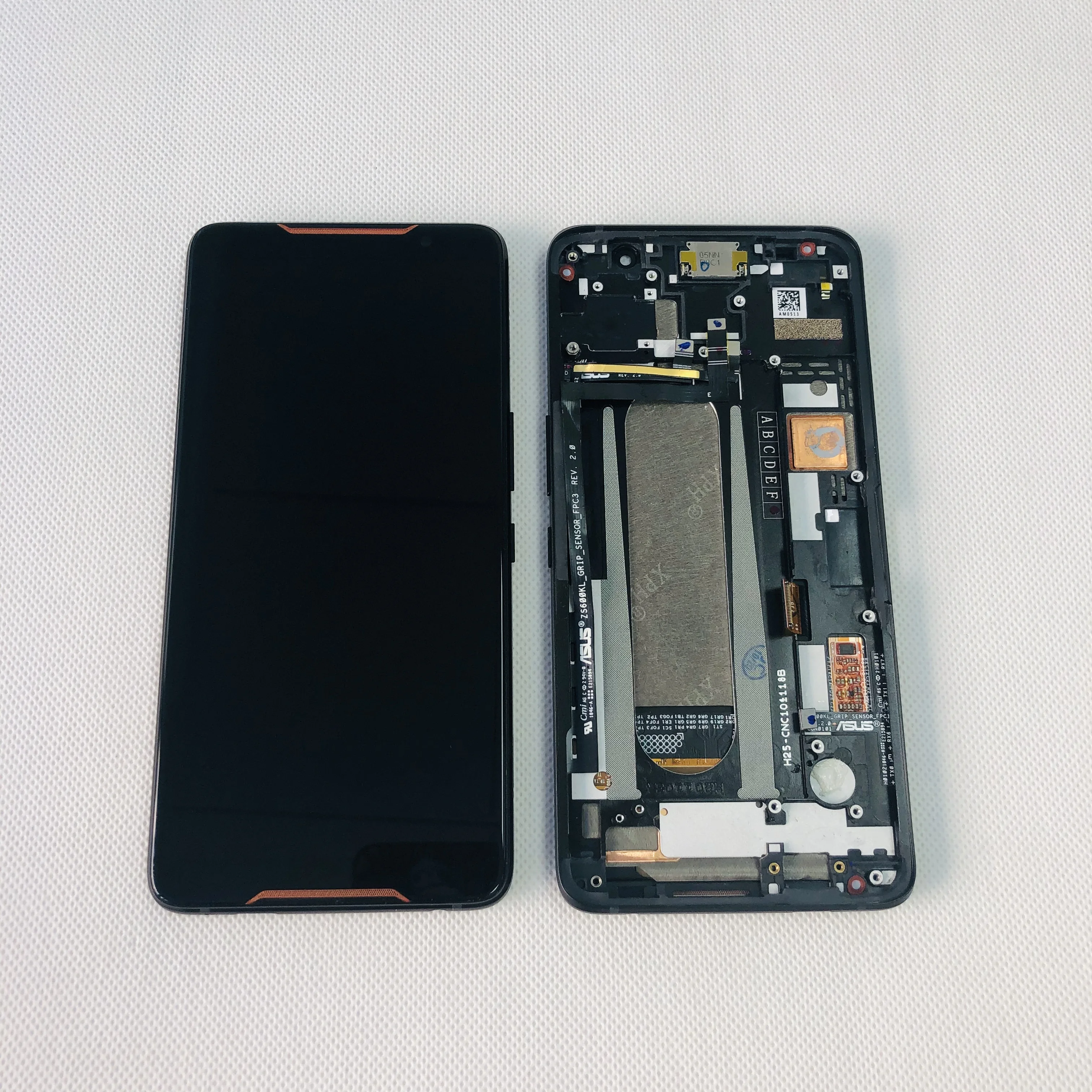 Оригинал с рамкой для 6 0 &quotASUS ROG Phone ZS600KL ЖК дисплей Экран Дисплей + сенсорный экран