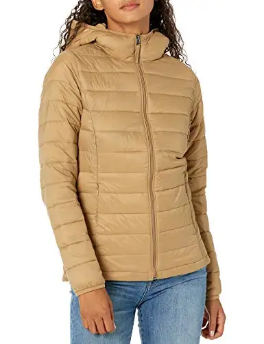 

New Fashion Launch Autumn/winter Women's Lightweight Long-sleeved Full Zipper Waterproof and Storage Hooded Down Jacket