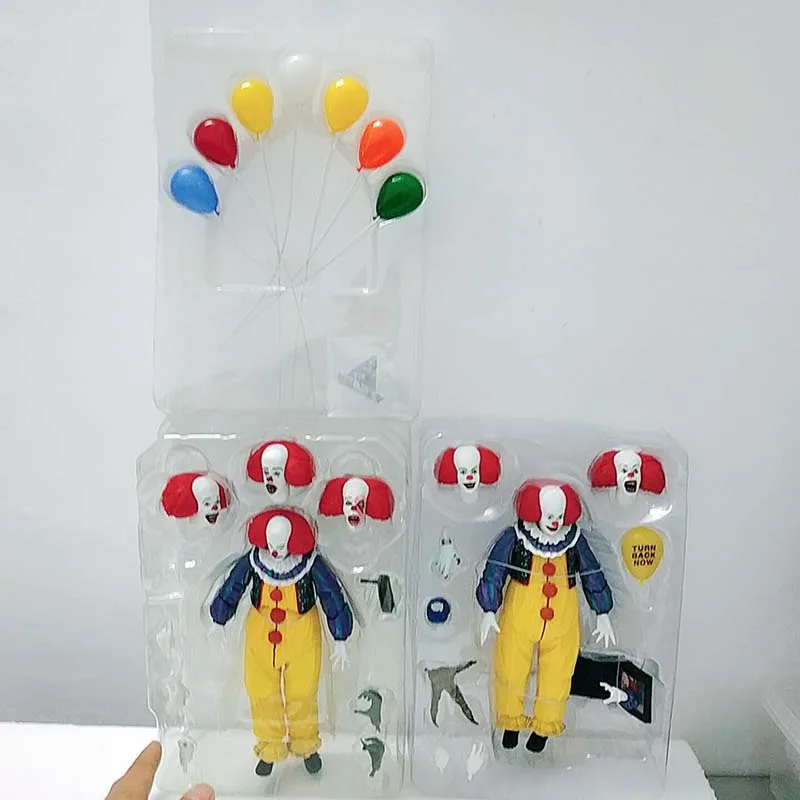 NECA 1990 экшн фигурка клоуна из фильма IT Pennywise Joker старое издание модели игрушек