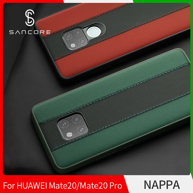 Sancore 100% из натуральной кожи наппа защитный чехол для телефона HUAWEI MATE20/PRO Роскошный