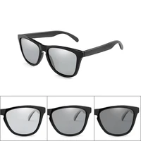 men fashion photochromic polarized sunglasses classic frame photochromic polaroid sun glasses for men lens men women uv400