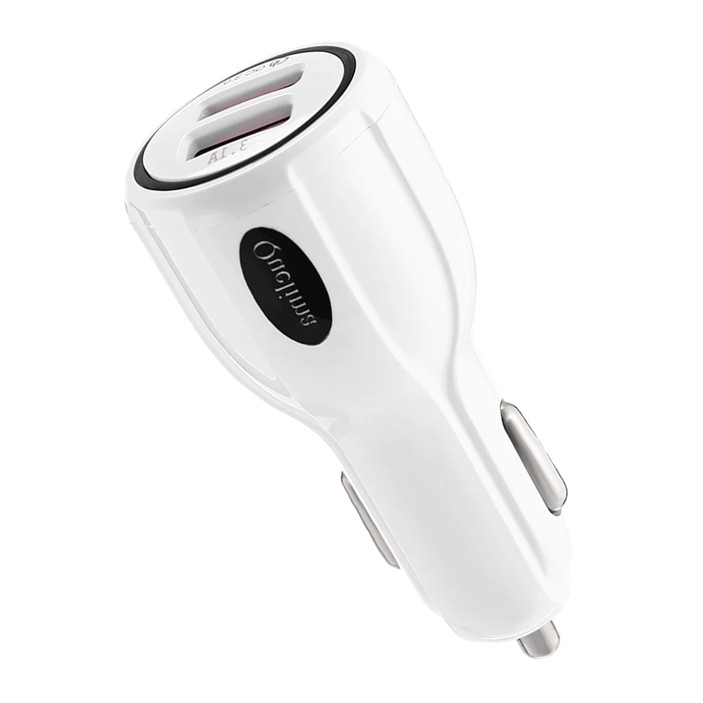 Автомобильное зарядное устройство с двумя USB-портами 3 1 А 12-24 В | Автомобили и