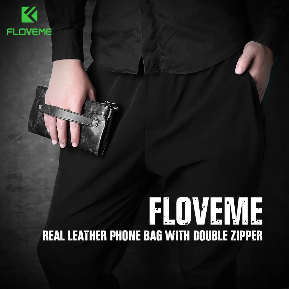 Женская сумка для мобильного телефона из натуральной кожи кошелек большой