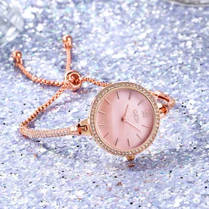 Top Brand Women Watches Wristwatch with Rhinestone Ladies Clock Fashion Luxury Designer Quartz Watch For Women Relogio Feminino