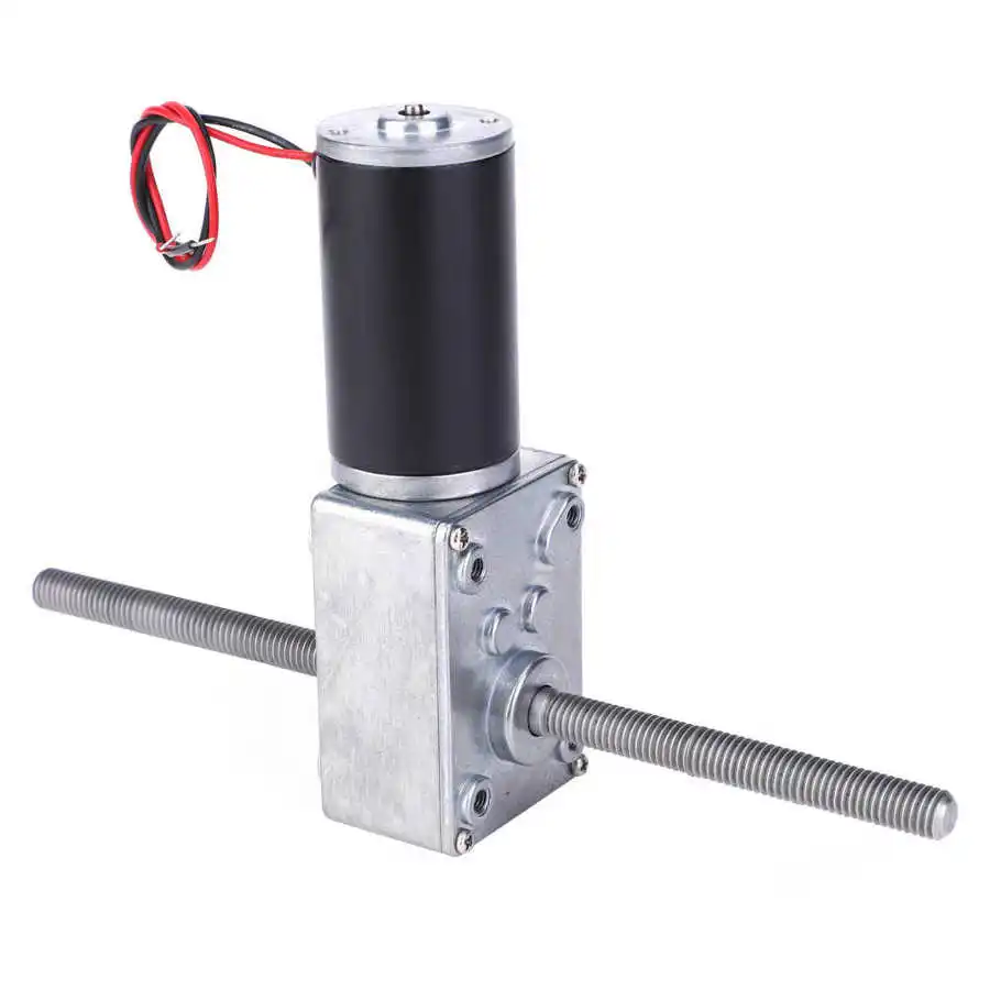 Двухвальный турбопривод 12 В червячный редуктор двигатель металлический