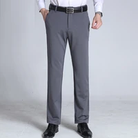 the biggest waist is 141cm man casual long business trousers anti wrinkle slim fit formal plus size 28 52 pants mens clothing