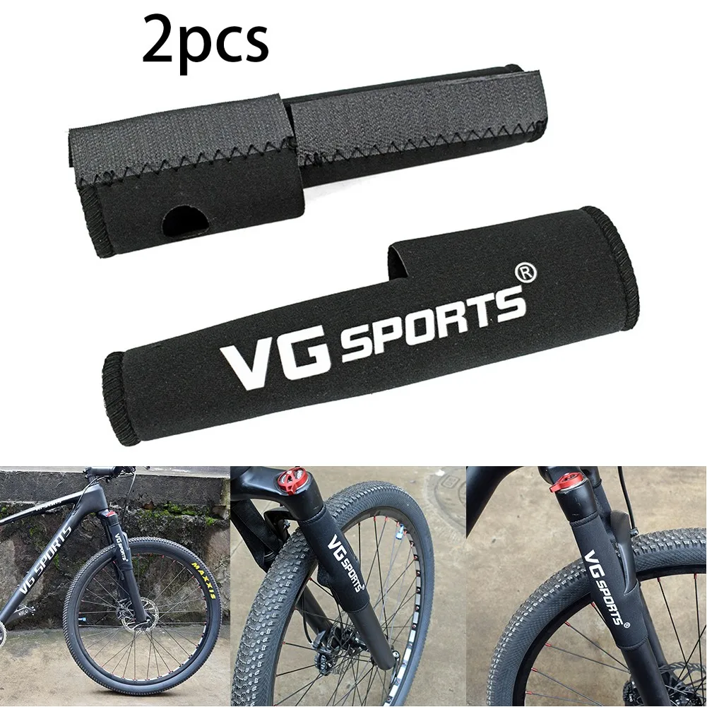 VG MTB Bike Front Fork Protective Pad Fork Frame Wrap Cover Guard Protector Diving Fabric Cycling Front Fork Protective Sleeve