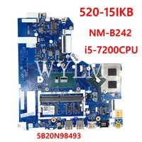 nm b242 i5 7200cpu 940mx 2gb mainboard for lenovo ideapad 520 15ikb 5b20n98493 laptop motherboard tested 100