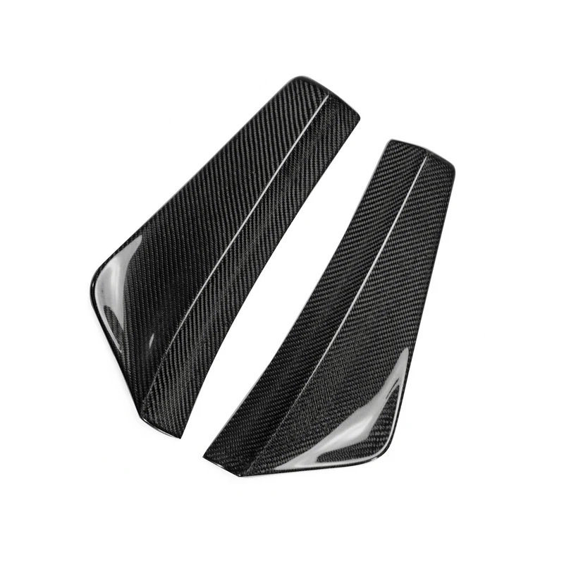 Автомобильный Стайлинг углеродное волокно задний бампер Spat Canard глянцевая