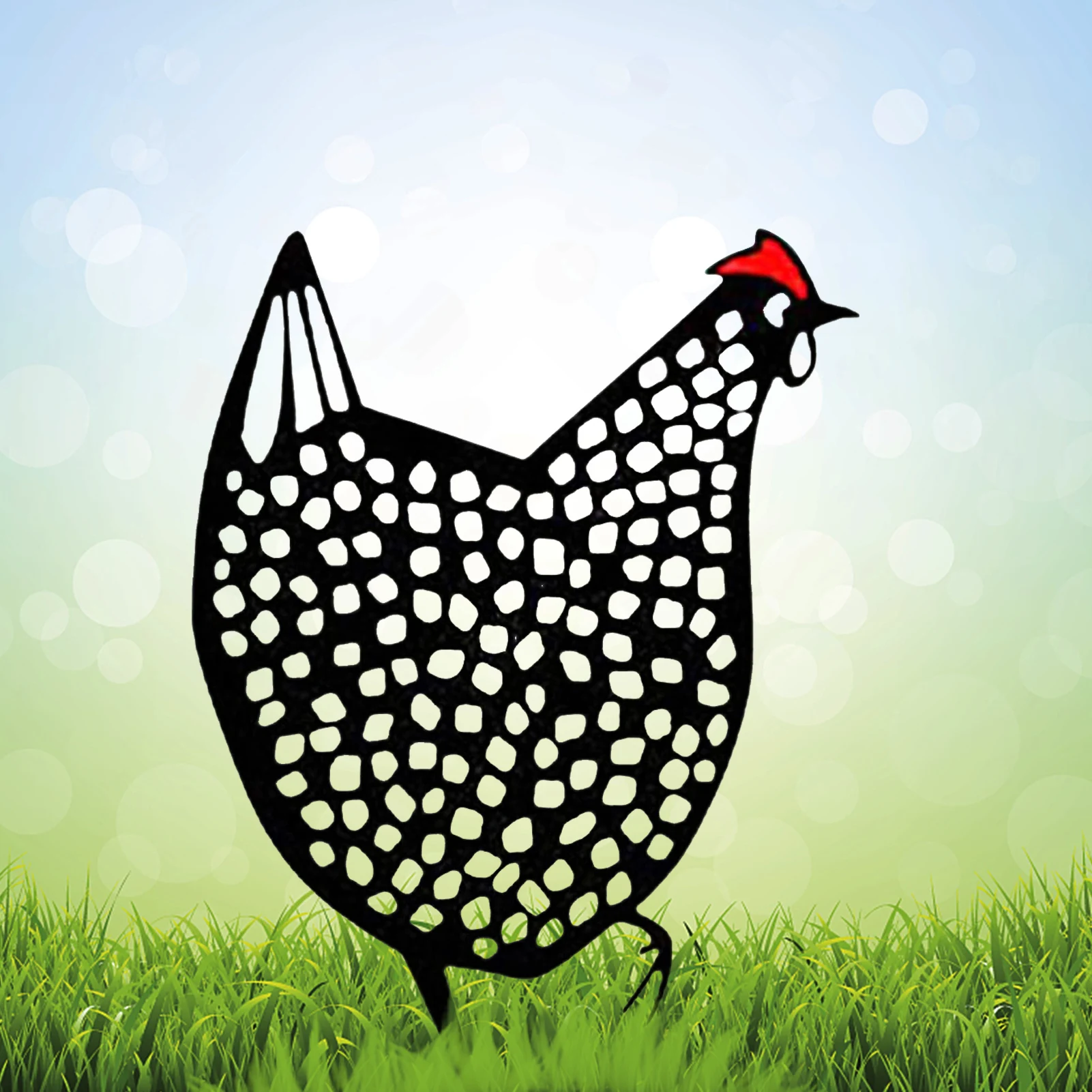 

Acrylic Chicken Yard Art Durable, Sun-proof Outdoor Garden Backyard Lawn Decor Gardening Ornaments Easter Gift Chicken Statue