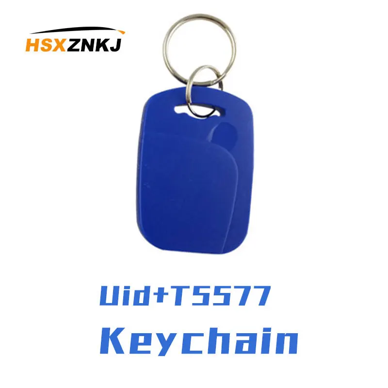 50/100PCS IC + ID rewritable dual-chip Keyfob composite key 125 KHZ T5577 EM4305 UID13.56 MHZ writable variable RFID tag | Безопасность