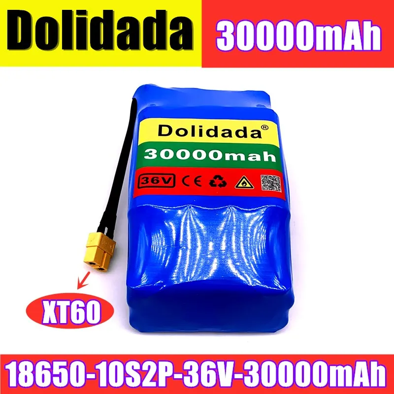

18650 New 36v 30.0ah lithium battery 10s2p 36v battery 30000mAh lithium ion pack 36V 30000mah scooter twist car battery