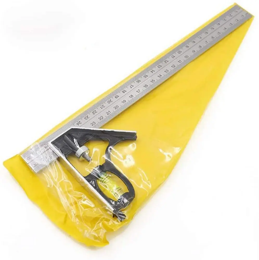 

Active Angle Ruler Multifunctional Horizontal Adjustment Combined Ruler Woodworking Tools Measuring Ruler Leather Tools