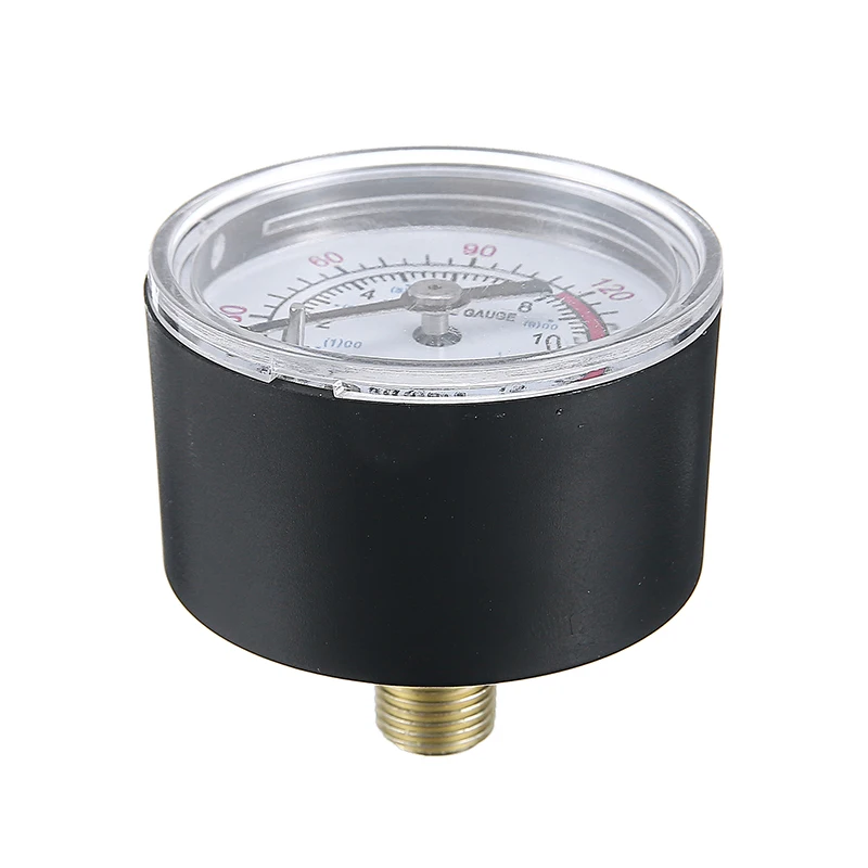 1 шт. манометр для воздушного компрессора 0 1/8 psi 12 бар|Манометры| |