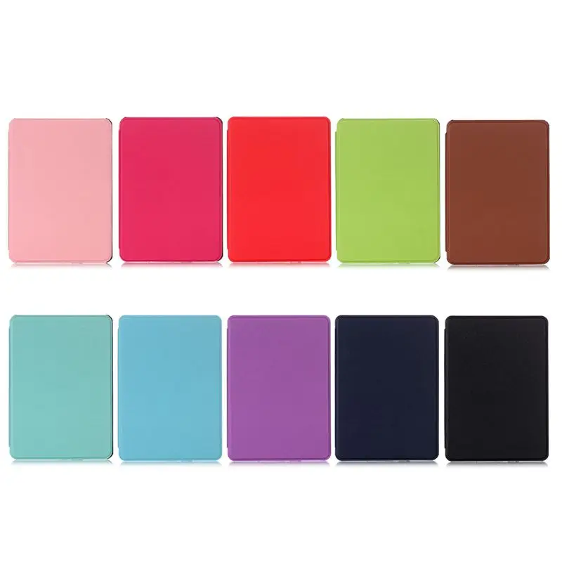 

Ultra-Thin E-book Case Magnetic PU Leather Flip Stand Protective Cover for Amazon All-New Kindle 10th Generation 2019 6"