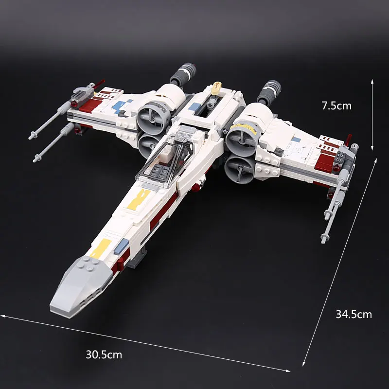 819PCS DHL 05145 05151 Звездные войны 75218 X-wing Звездный истребитель и 75222 облачный город набор для детей рождественские игрушки подарок строительные блоки - Цвет: 819PCS