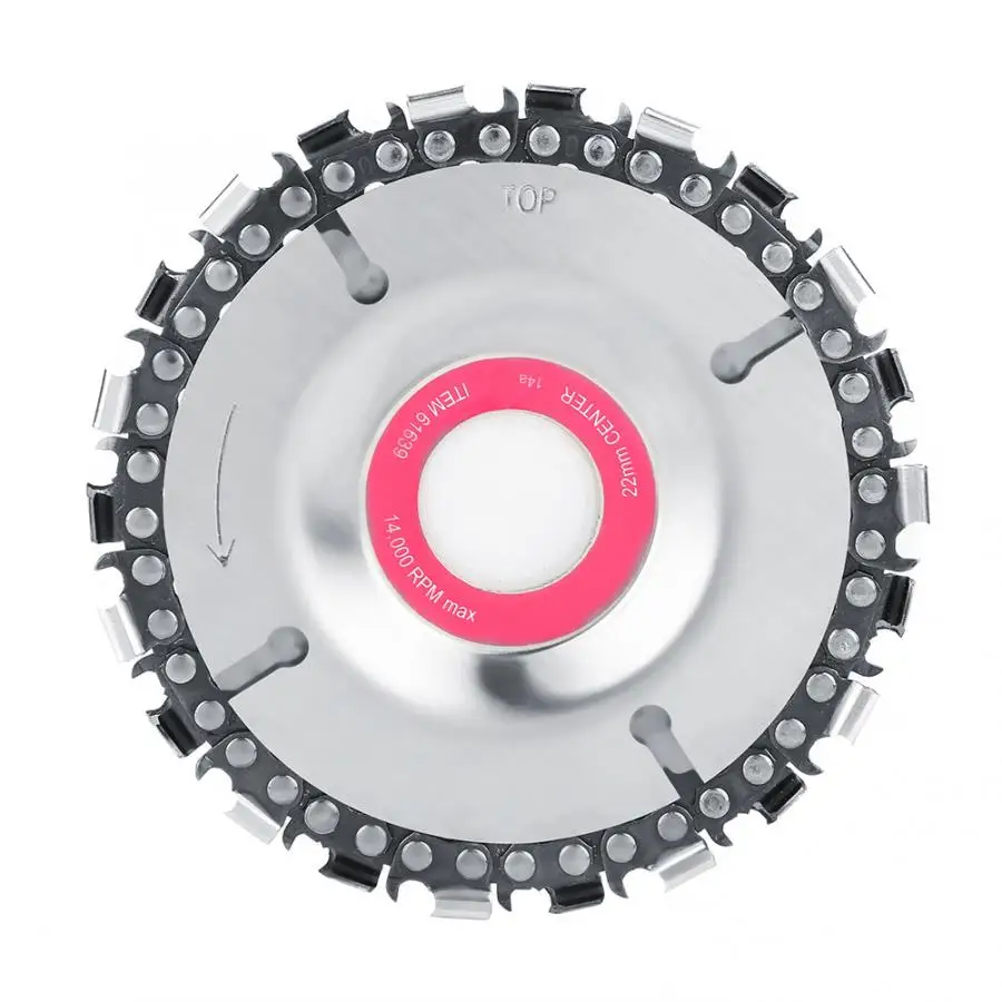 Шлифовальный станок цепное колесо 4 дюймовый шлифовальный цепь диск 22 зуб резьба