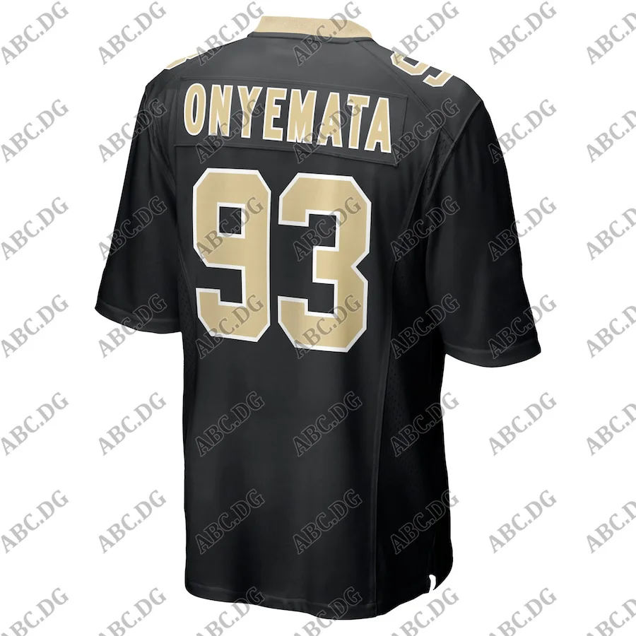 

Men Women Kid Youth New Orleans David Onyemata Black Game Jersey