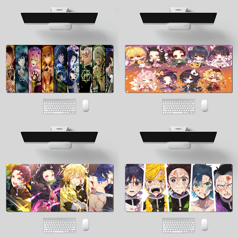 

Demon Slayer Kimetsu no Yaiba Gaming Player Desk Laptop Rubber Mouse Mat Large Mouse Pad Keyboards Mat Notebook Pad