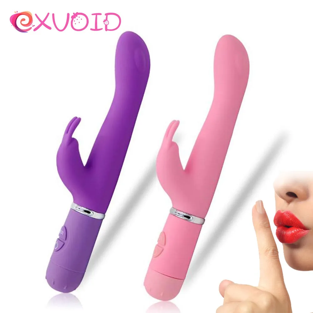 

EXVOID Rabbit Vibrator Strong Vibration Clitoris Stimulate Dildo Vibrators for Woman G-spot Massager Sex Toys for Women