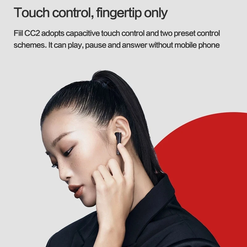 TWS наушники FIIL CC2 CC 2 беспроводные Bluetooth 5 шумоподавляющие спортивные с ENC звонками