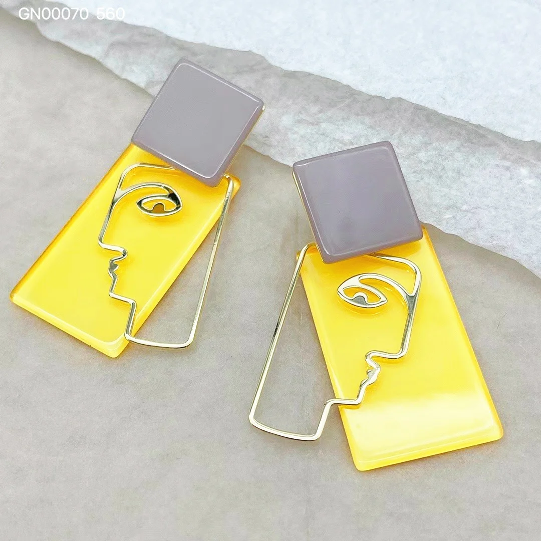 

Summer hot Euramerican style fashion exaggerates 925 silver needle earrings Women high quality drop shipping