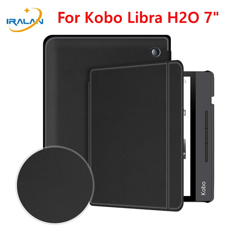 Умный чехол для всех New Kobo Libra H2O 7 &quoteReader кожаный подставка N873 с автоматическим