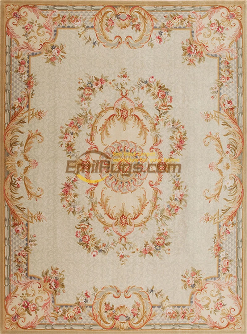 Koop Top Fashion Tapete Details Over Handgeknoopt Dikke Pluche Savonnerie Rug Tapijt Gemaakt Om MS37 9X12