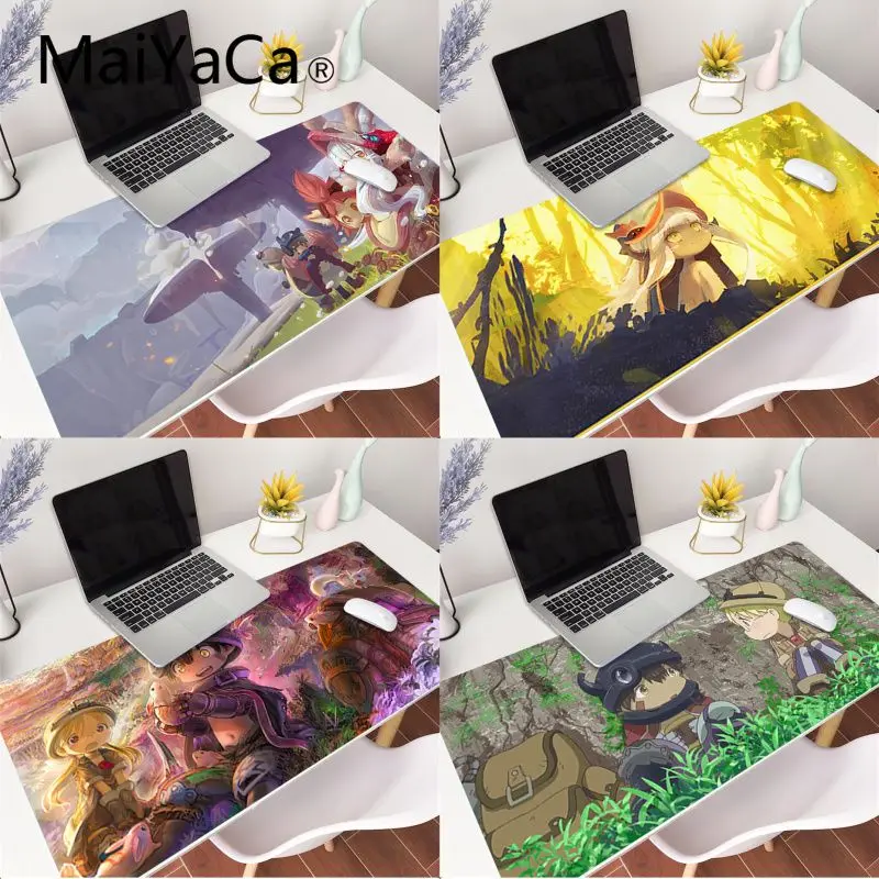 Детский резиновый коврик MaiYaCa Nanachi для мыши с аниме сделанный в бездне игровой