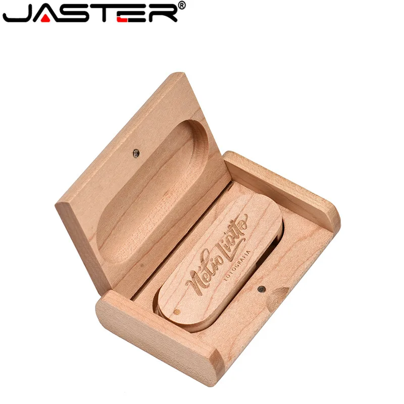 JASTER Новый USB 2 0 деревянный usb + флип-бокс флеш-накопитель карта памяти Флеш