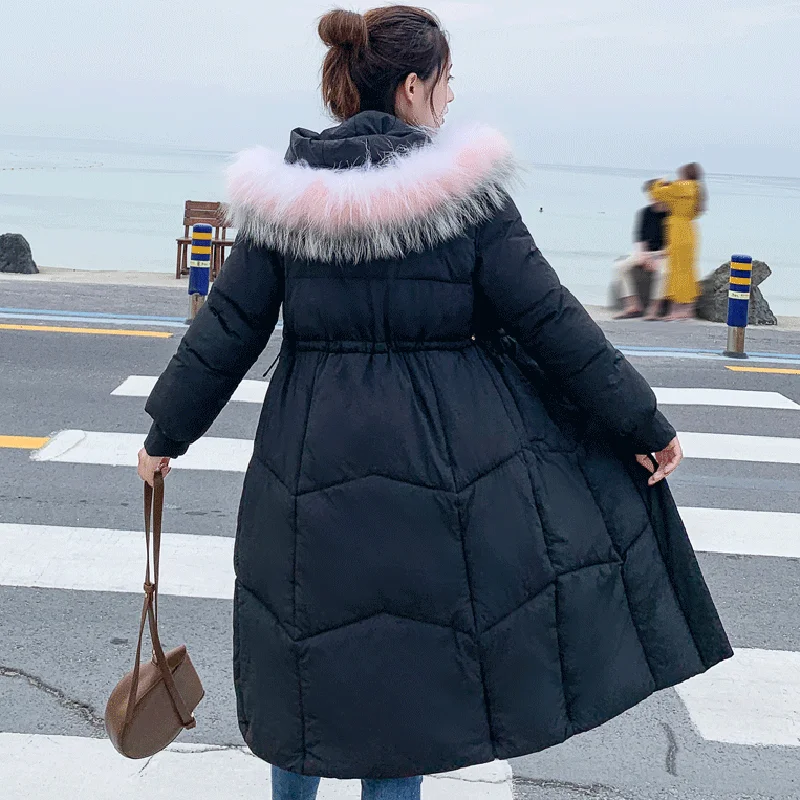 Женская пуховая куртка с капюшоном размеры до 3XL | одежда