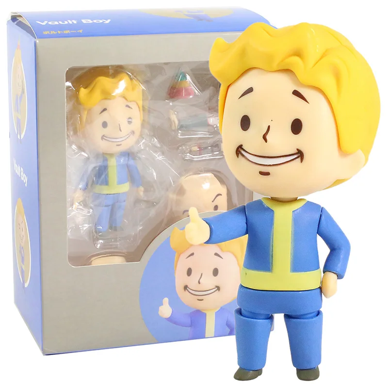 

Коллекционная экшн-фигурка Fallout Vault Boy из ПВХ, масштаб 4 дюйма