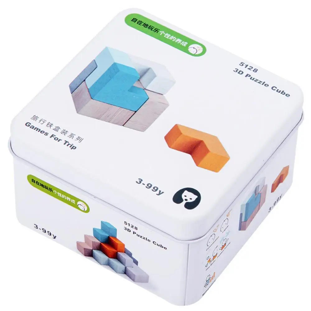 

Wooden Building Blocks Domino Tangram Puzzles Fishing Game Education Kids Toy