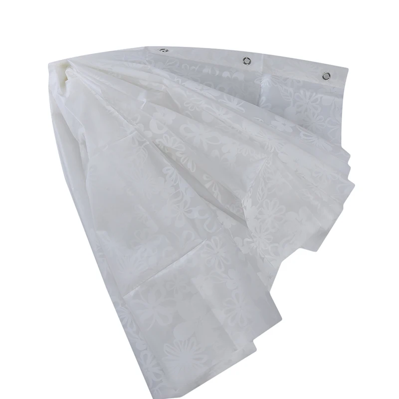 Высококачественная прозрачная белая серая занавеска для душа Роскошные