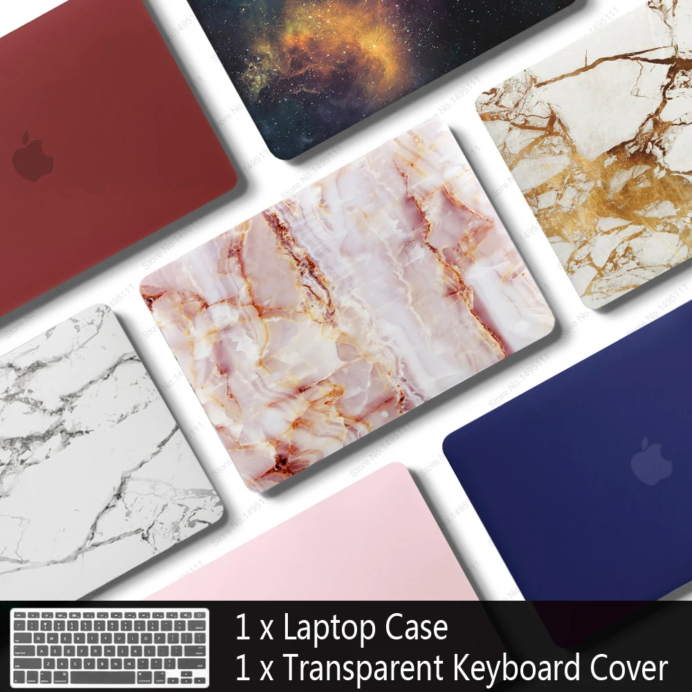 Чехол для ноутбука Apple MacBook Air Pro retina 11 12 13 15 для mac New Pro 16 дюймов с сенсорной панелью+ чехол для клавиатуры