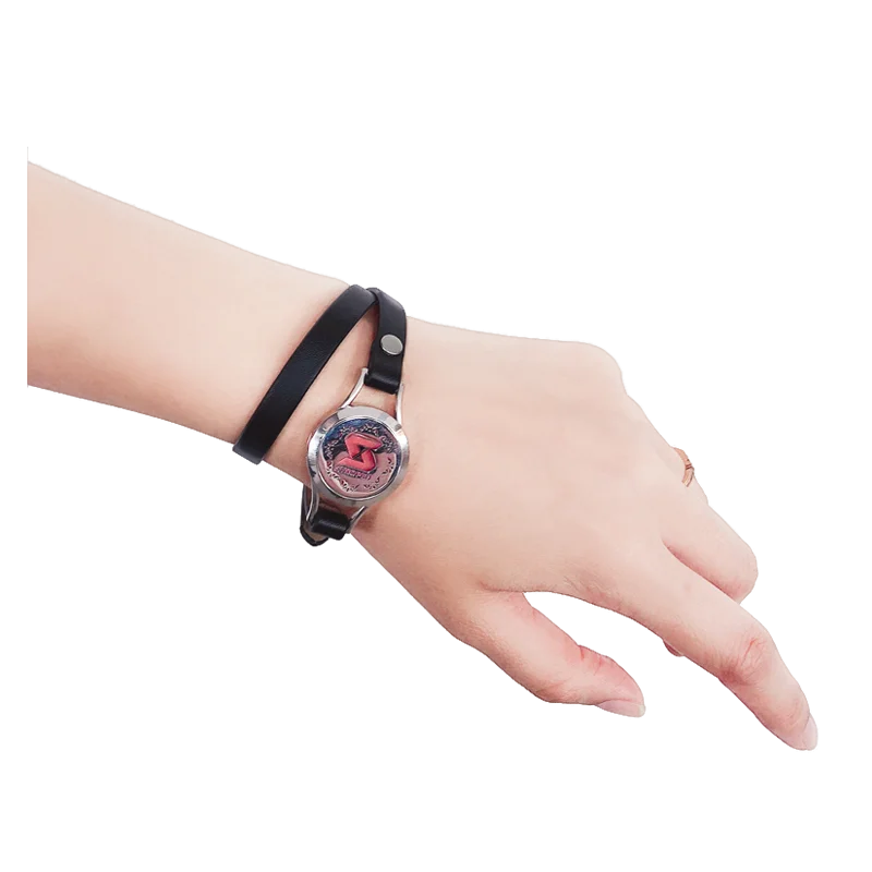 Мужской браслет из титановой стали нержавеющей в Корейском стиле черный |