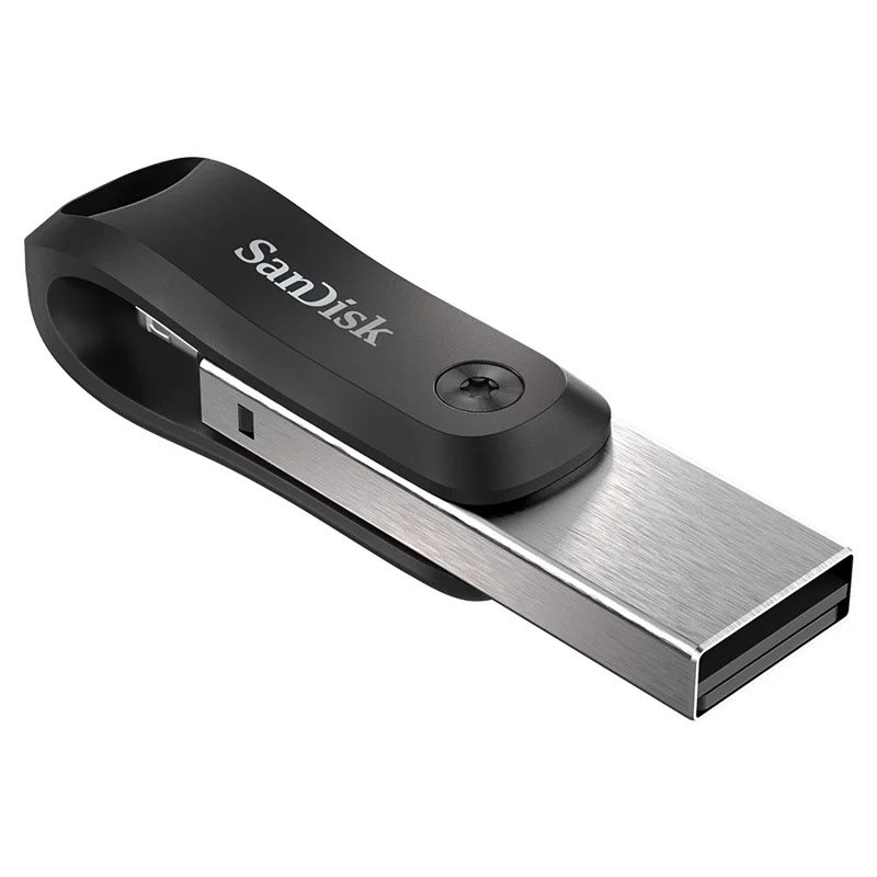 

Флеш-накопитель SanDisk iXpand, металлический флеш-накопитель с разъемом Lightning, USB 3,0, OTG, 128 ГБ, 256 ГБ, 128 ГБ, карта памяти для iPhone, iPad