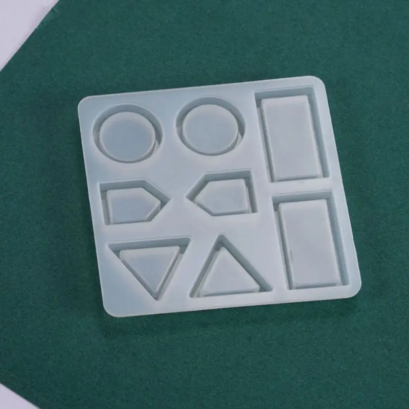 

New Crystal Epoxy Resin Mold Earrings Pendant Casting Silicone Mould DIY Making Tool