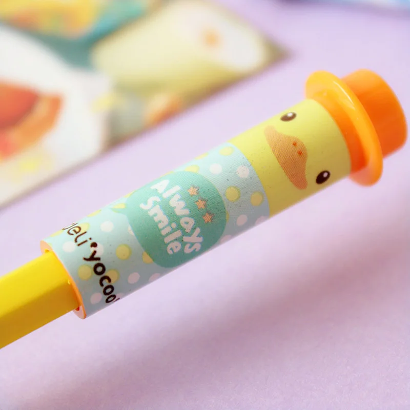 Милый силиконовый пенал Kawaii мультипликационный расширитель ручки школьные