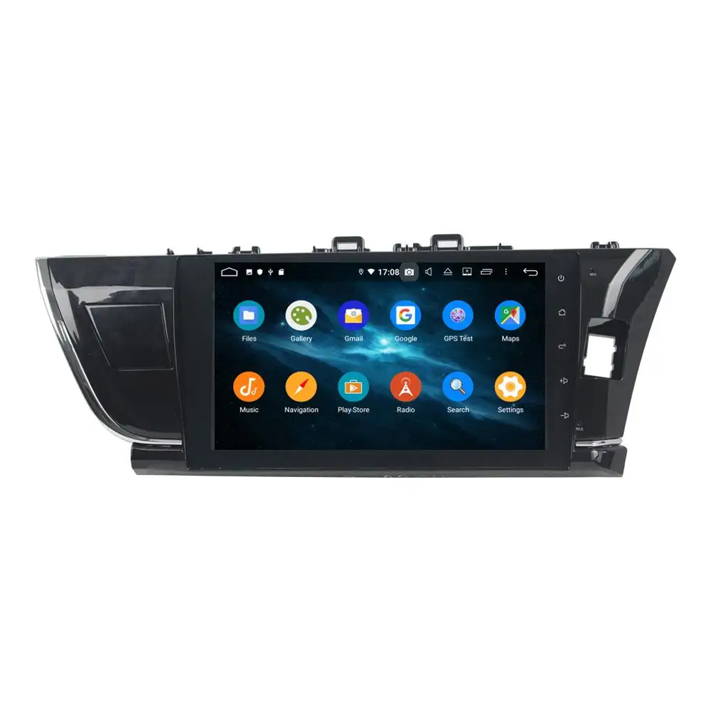 

Android 9 With DSP For TOYOTA corolla 2014 Car radio video player Multimedia GPS navigation accessories Sed