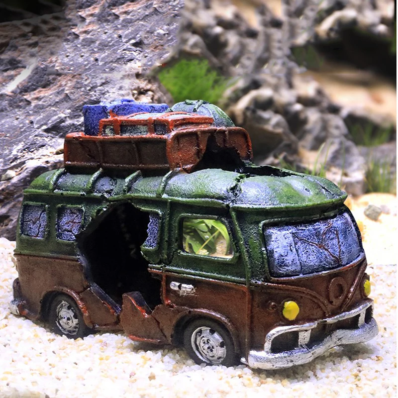 Садок для рыбы Пейзаж украшения раковины домик креветок моделирование морского