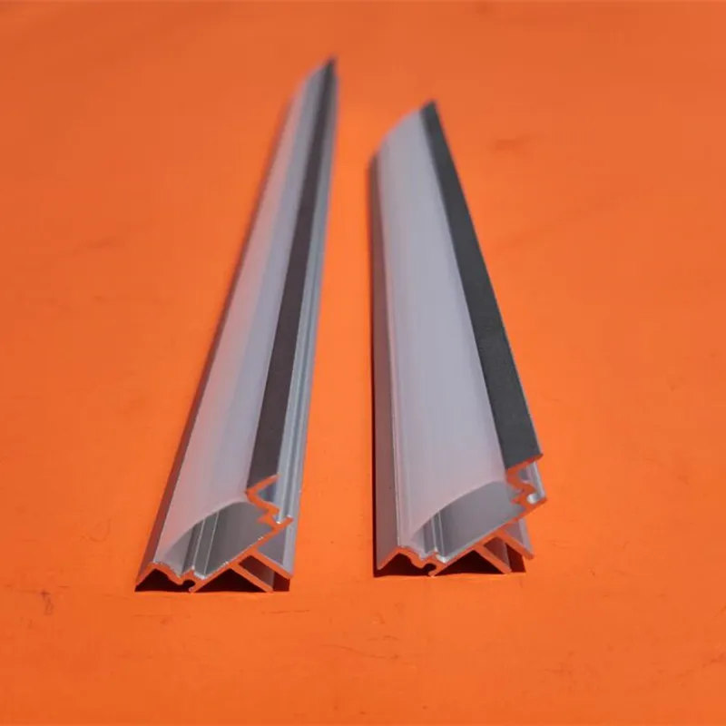 

Free Shipping 70M/Lot Recessed LED Strip Aluminium Channel,2M Aluminum Strip Profile with Milky Cover and End Caps