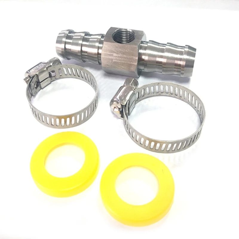 

Universal Fuel Pressure Gauge Sensor Expansion Spacer Extender 1/2 " T-fitting Bung Adapter Cell Fix Mounting Converter