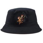 Панама с героями Диснея, повседневная мультяшная шапка Вуди, Базз, светильник, для улицы, для мужчин и женщин, двусторонняя рыболовная шляпа в стиле Харадзюку