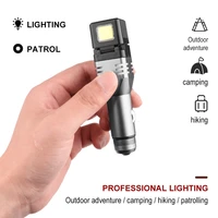 d2 led flashlight mini car usb lantern holder torch powerful lamp built in li ion battery car cigarette lighter socket light