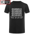 Мужская футболка с бинарным кодом 0100, с надписью Geek Nerd Tech Computing, подарок, забавный подарок, 123, модные футболки, топ с круглым вырезом