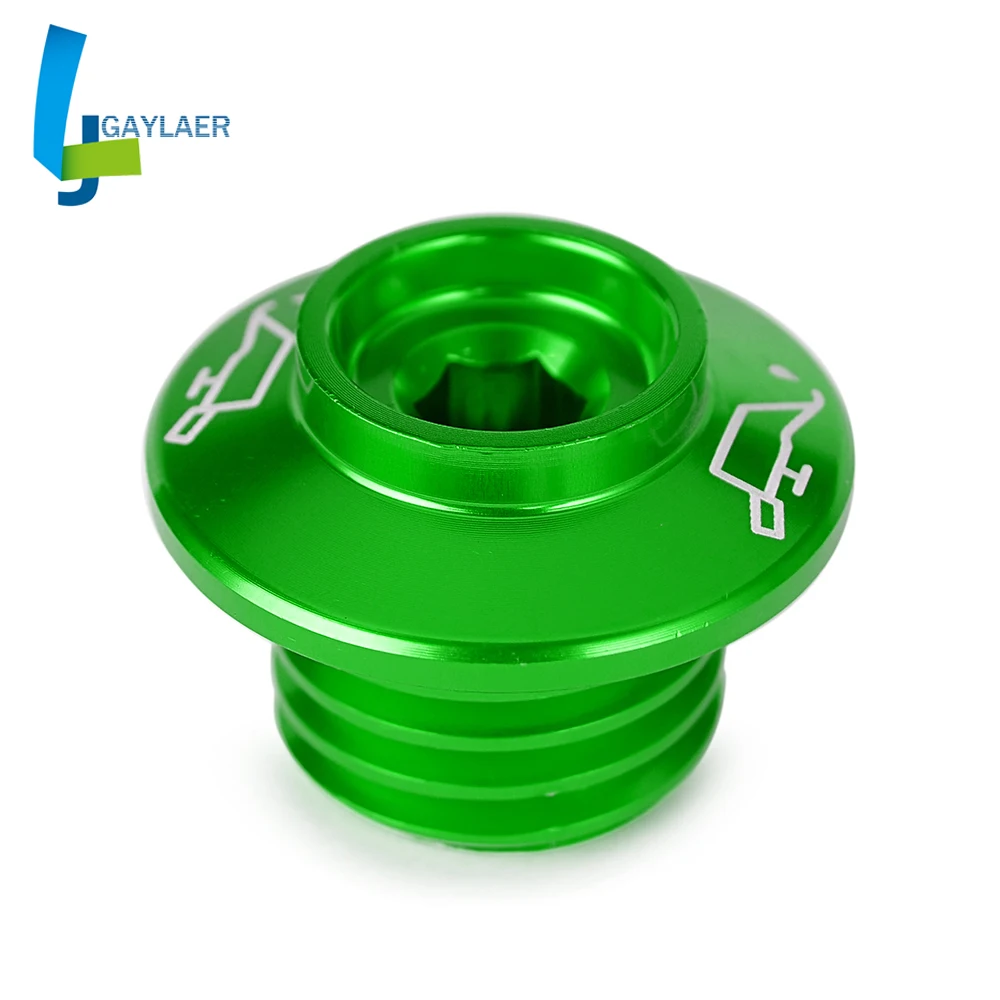 Крышка масляного фильтра двигателя CNC крышка заглушки масла для Kawasaki ER6F ER6N VERSYS 650