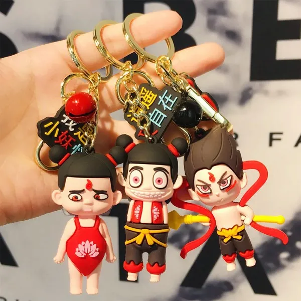 Нежа дьявол мальчик приходит в брелок жизнь кулон женский мультфильм милый