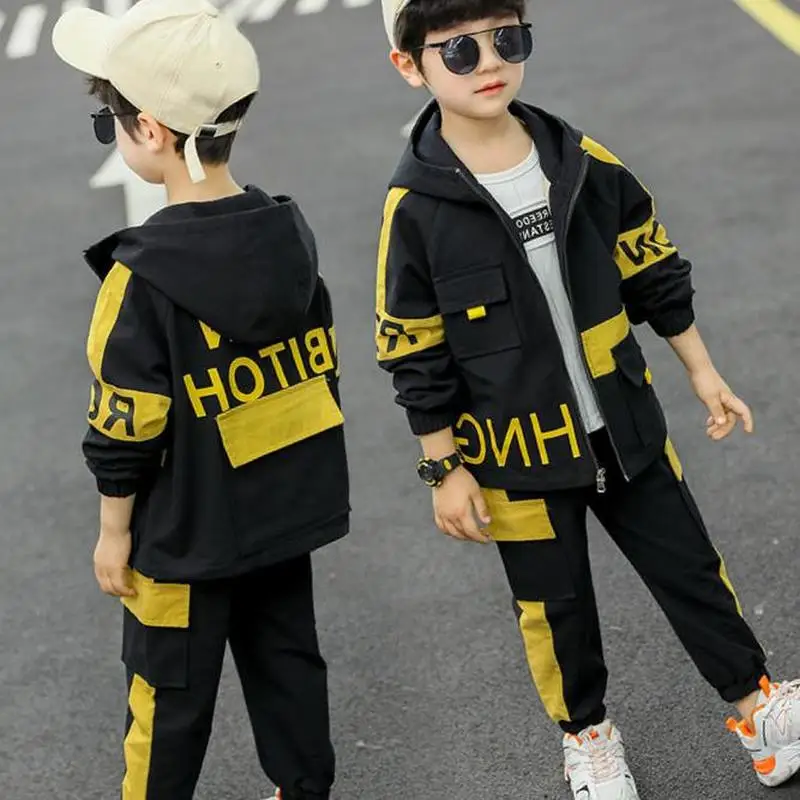 

New Fashion Toddler Baby Boy Girls Casual Clothes Set Outfits Spring Autumn Boys Sports Clothes Tracksuit Suits For Kid Clothing